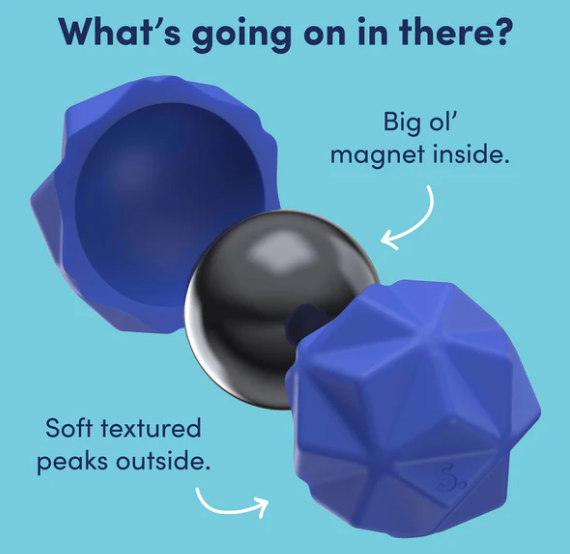 Speks Odds Soft Silicone Fidget Magnets - Blue