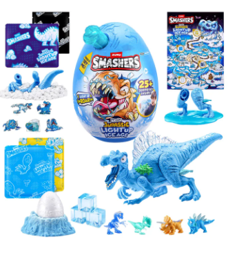 ZURU Smashers Mega Jurassic Light Up ICE AGE