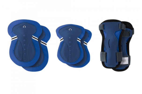 Globber Junior Protective Pad Set 6-10yrs XS NAVY BLUE