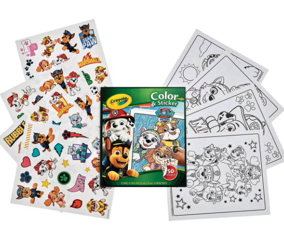 Crayola Colour n Sticker Book - Paw Patrol