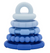 Jellystone Rainbow Stacker Teether & Toy Blueberry Ombre