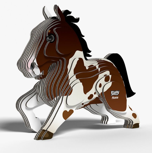 Eugy Cardboard Model Kit Horse