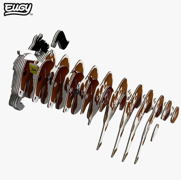 Eugy Cardboard Model Kit Horse