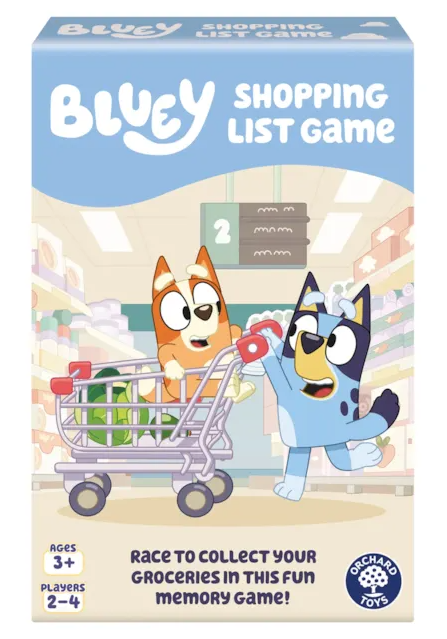 Bluey Shopping List Game