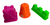 Sand Castle Molds Assorted - Orange, Pink or Green
