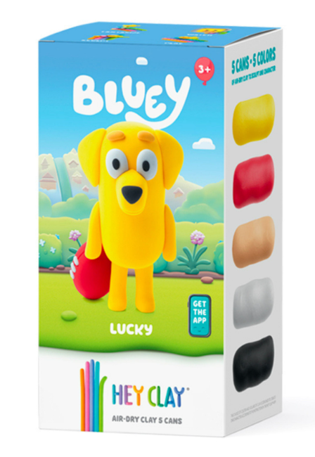 Hey Clay Bluey Single Character LUCKY 5 Cans