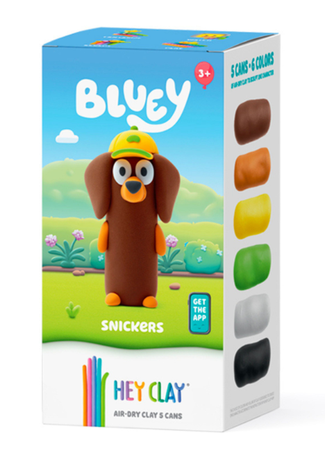 Hey Clay Bluey Single Character SNICKERS 5 Cans