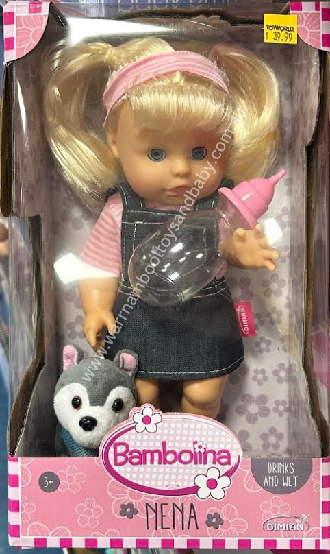 Bambolina 36cm Nena Doll with Dog