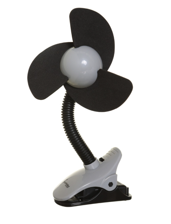 Dream Baby Clip On Fan Stoller Black Req 2 AA Batteries