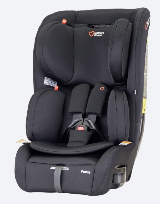 Mothers Choice FOCUS Car Seat 6m - 8yrs Black