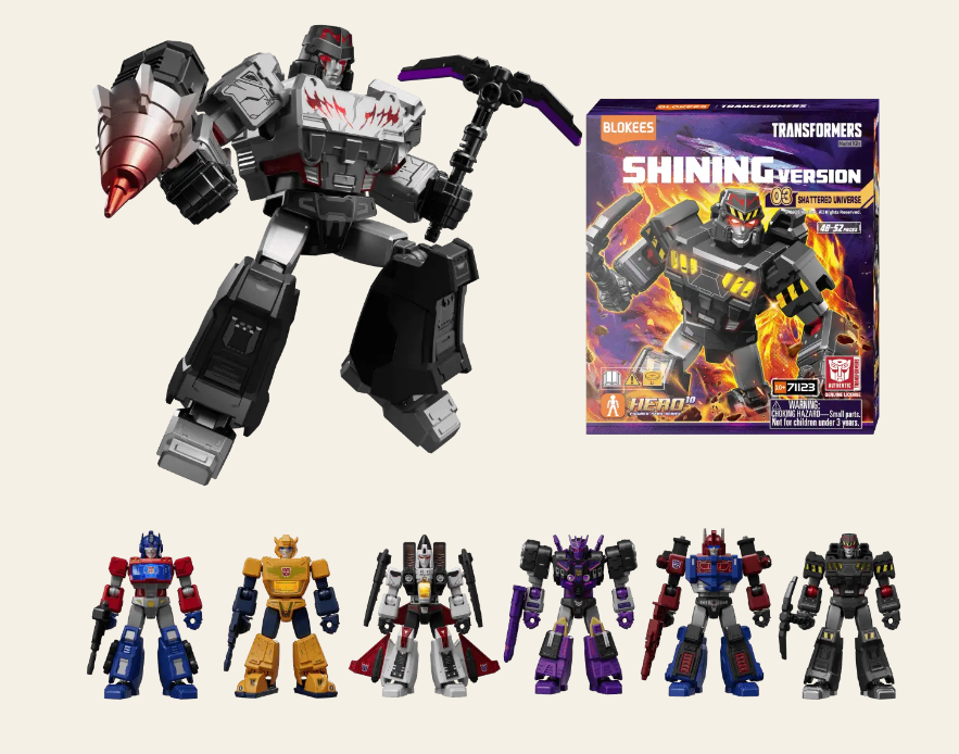 Transformers Blokees Figures Blind Box Shining Version 03 Shattered Universe