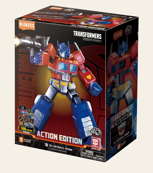 Transformers Blokees Action Edition G1 OPTIMUS PRIME 20CM