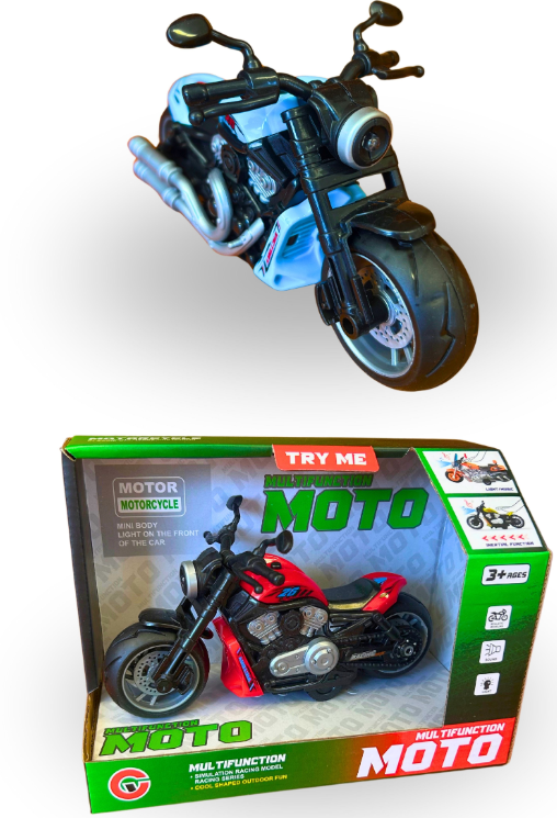 Victory Racing Motorbike with Light & Sound Assorted