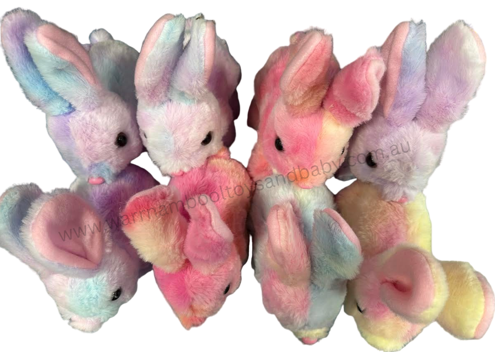 Tie Dye Hopping Bunny - All Batteries Included