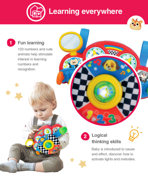 Winfun Baby Learning Steering Wheel