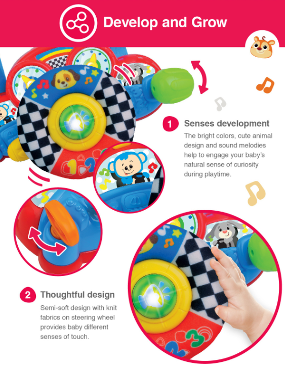 Winfun Baby Learning Steering Wheel