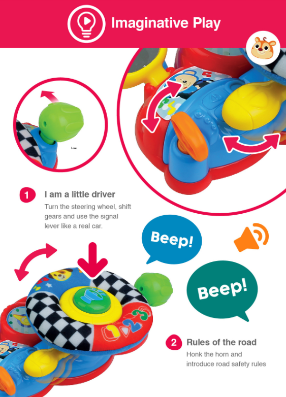 Winfun Baby Learning Steering Wheel