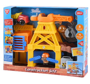 PLAYGO TOYS ENT. LTD. Construction Site - Demo Batteries Included