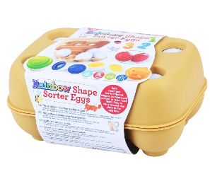 PLAYGO TOYS ENT. LTD. Rainbow Shape Sorter Eggs