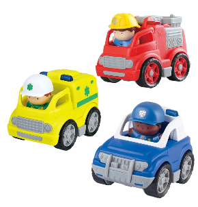 PLAYGO TOYS ENT. LTD. Emergency Squad Combo Vehicles 6pc