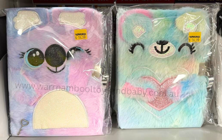 Plush Journal Assorted Animals