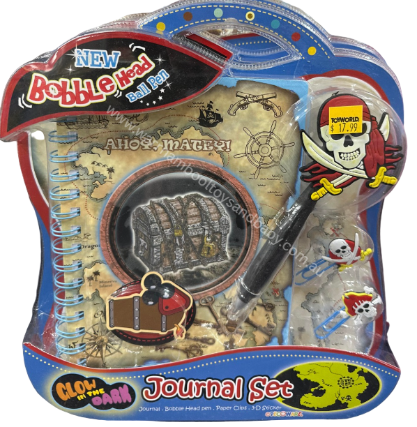 Glow In The Dark Pirate Journal Set