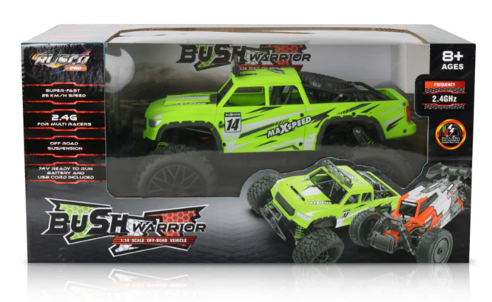 Rusco 1/14 Bush Warrior Buggy or Truck - Req 3 AA Batteries