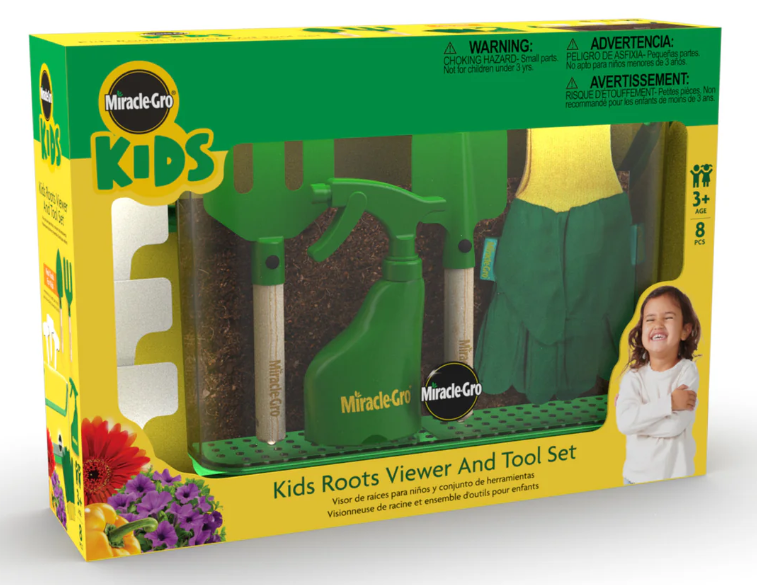 Miracle Gro Kids Roots Viewer and Tool Set 8pc