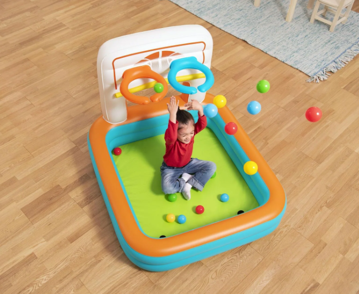 Bestway Kick N Swish 3 in 1 Multi Use Ball Pit 1.2m x 1.07m x 84cm