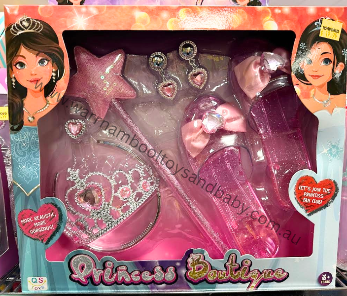 Princess Boutique Shoes,Wand,Tiara & Jewellery