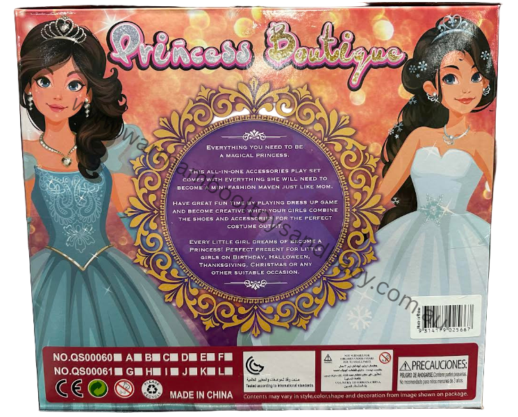 Princess Boutique Shoes,Wand,Tiara &amp; Jewellery