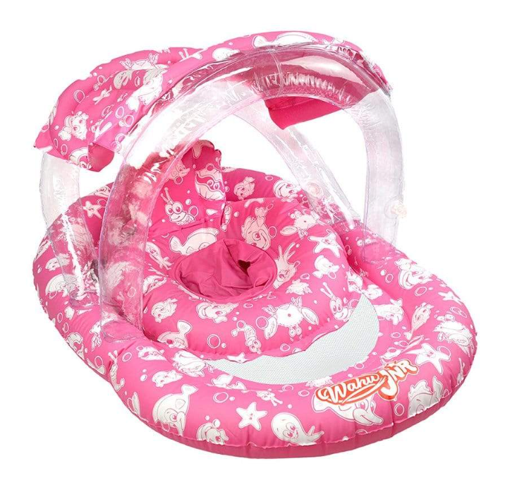 Wahu Jnr Ring With Seat and Canopy Pink (6-24m up to 15kg)