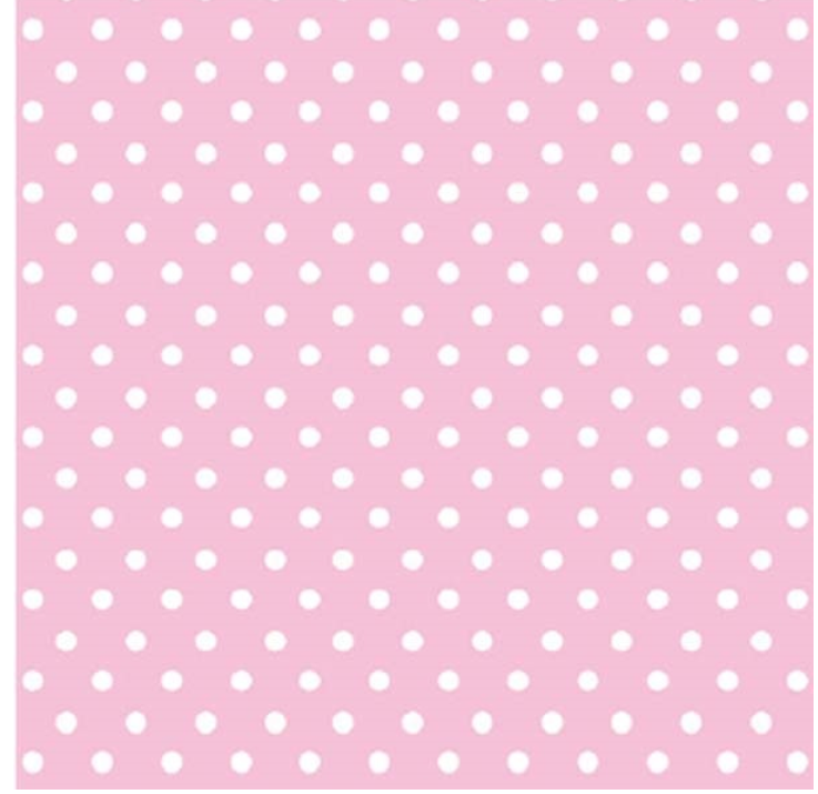 Wrap Folded Pink White Dots