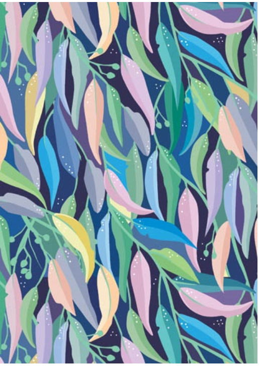 Wrap Folded Gumleaves