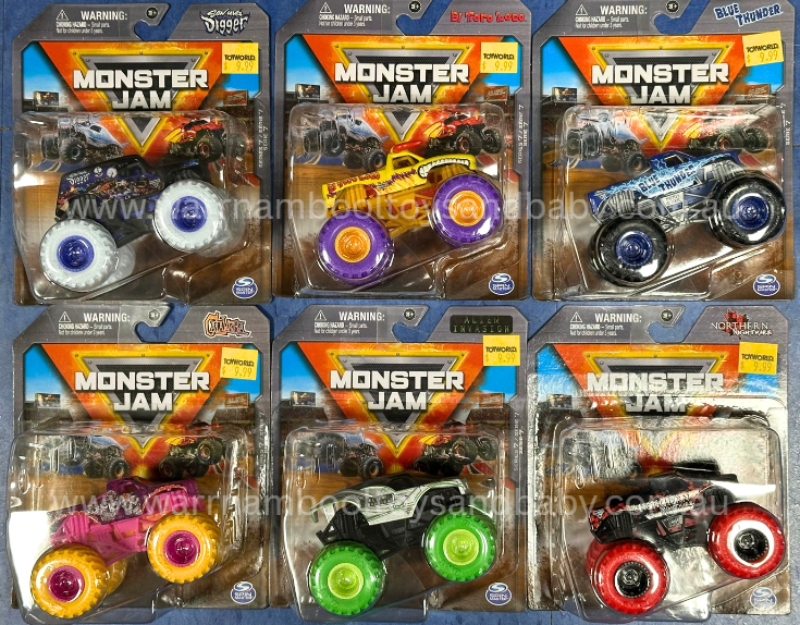 Hot Wheels Monster Jam 1/64 Diecast Vehicle Assorted