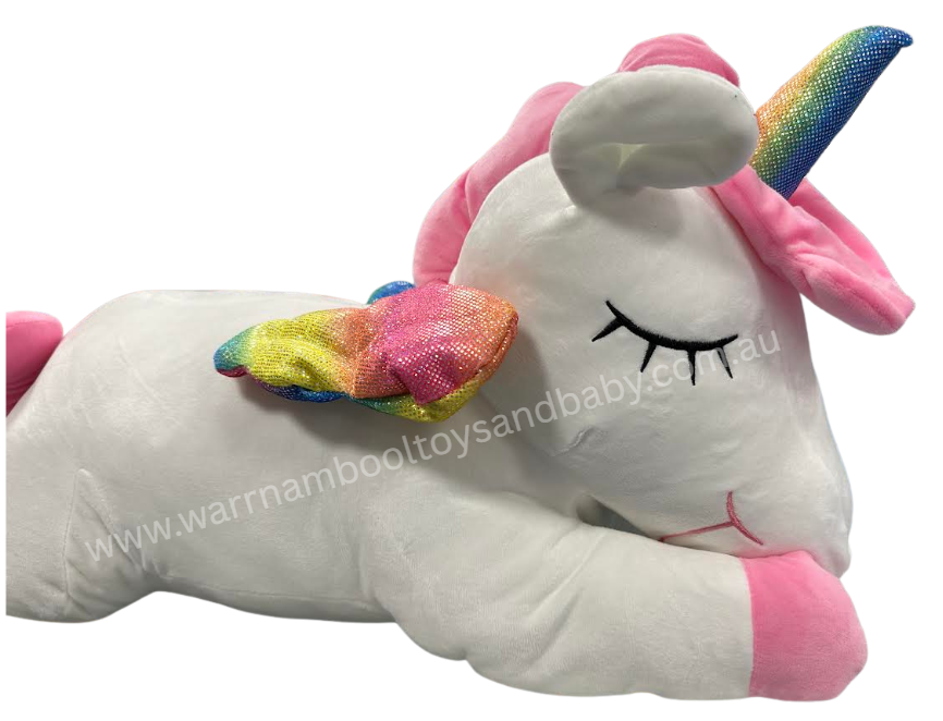 Momoko Large Plush White Unicorn 60cm