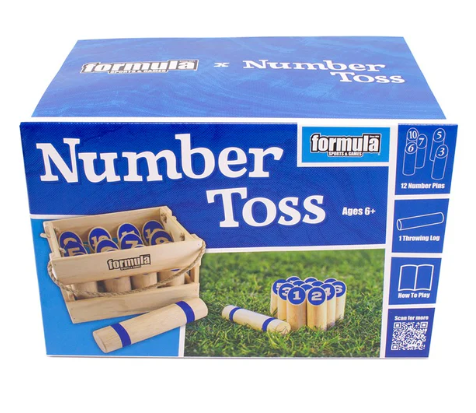 Formula Sports Number Toss - Finska in wooden Crate