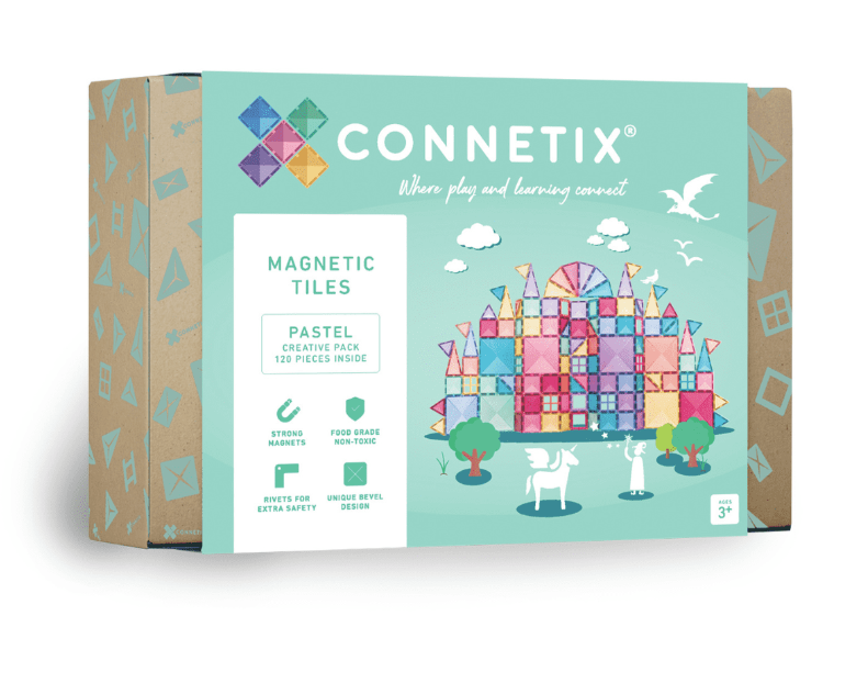 Connetix Magnetic Tiles Pastel Creative Pack 120pc