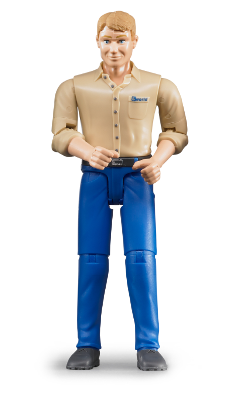 Bruder 60006 Figure Man Light Skin Blue Jeans