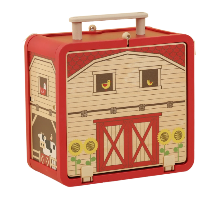 Edufun Wooden Farm Playset