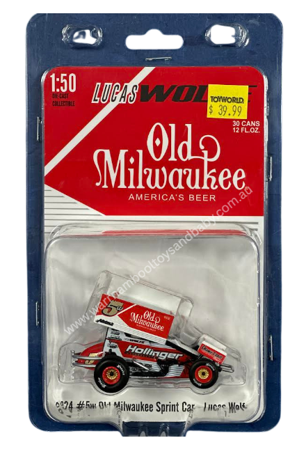 1/50 Sprint Car 2024 #5W Old Milwaukee Lucas Wolfe