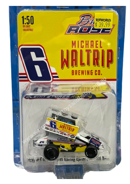 1/50 Sprint Car 2024 #6 Michael Waltrip Brewing Co. Bill Rose