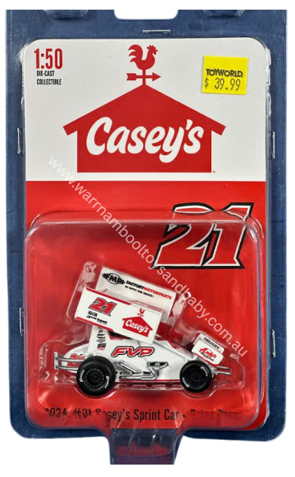 1/50 Sprint Car 2024 #21 Casey&#39;s General Store Brian Brown