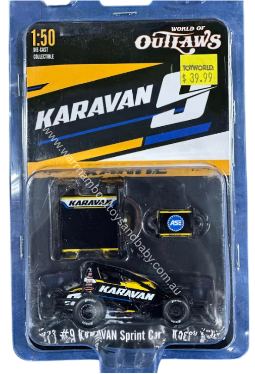 1/50 Sprint Car 2023 #9 KARAVAN Kasey Kahne