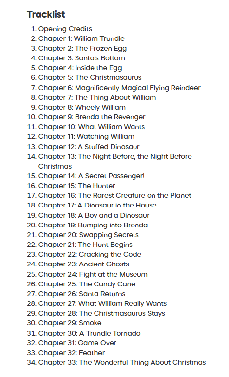 Tonies Audio Book - Tom Fletcher - The Christmasaurus