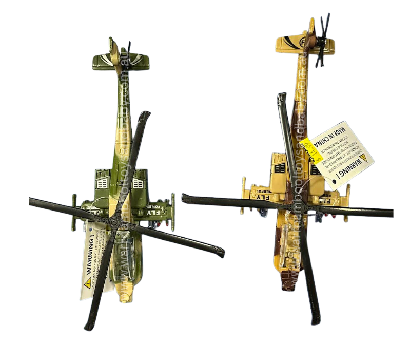 Military Assault Helicopter with Lights + Sound