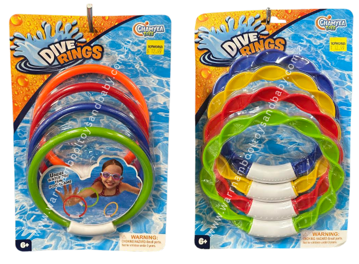 Chamyea Toys Dive Rings 4pk