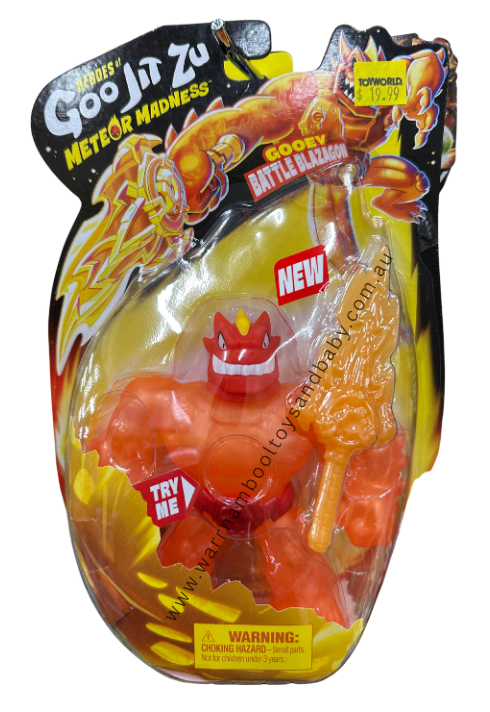 Goo Jit Zu Meteor Madness Hero Pack - Gooey Battle Blazagon