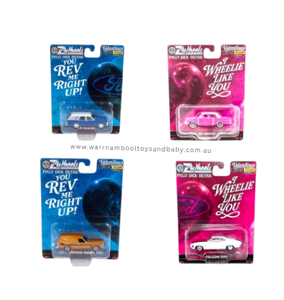 Oz Wheels 1/64 Valentines Day 2026 Single Car Assorted Designs