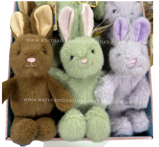 Korimco Cottontail Bunnies Assorted Colors - Warrnambool Toys and Baby